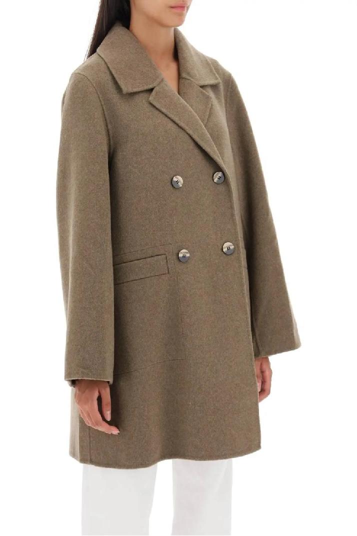 GANNI가니 여성 코트 deconstructed midi coat