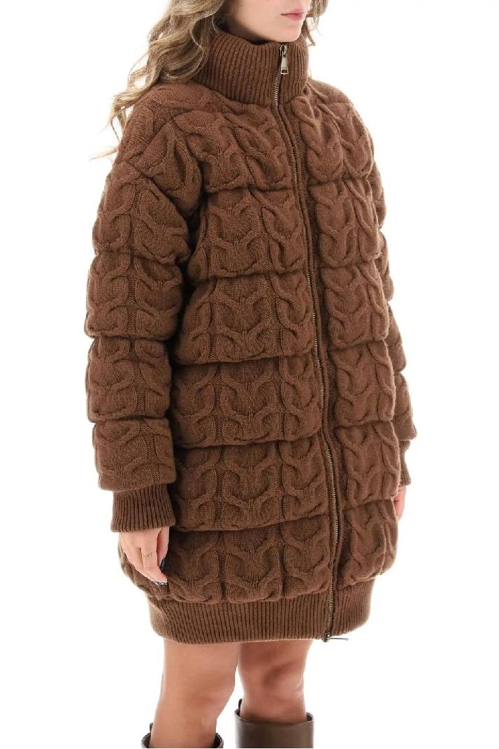 MAX MARA막스마라 여성 패딩 ovatta knitted midi puffer jacket