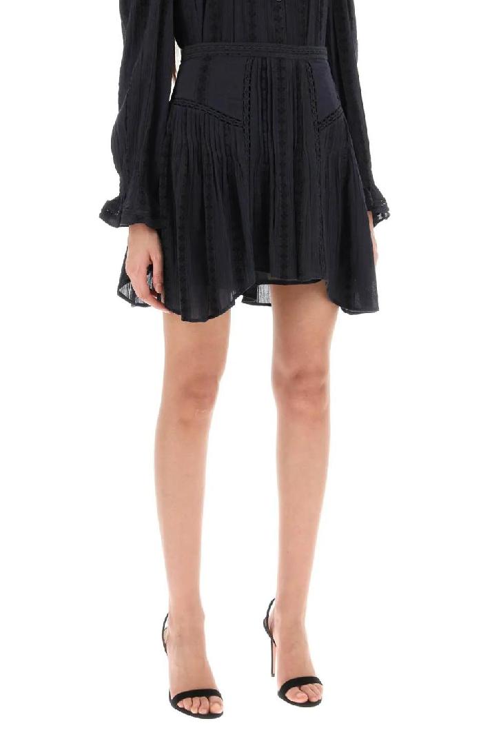 ISABEL MARANT ETOILE이자벨마랑에뚜왈 여성 스커트 jorena mini skirt with lace inserts