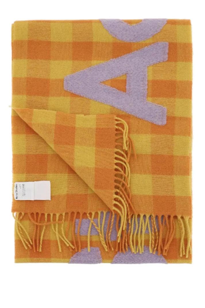 ACNE STUDIOS아크네스튜디오 남성 스카프 check logo scarf