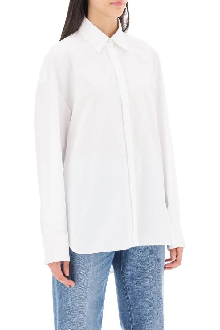 VERSACE베르사체 여성 셔츠 블라우스 oversized poplin shirt