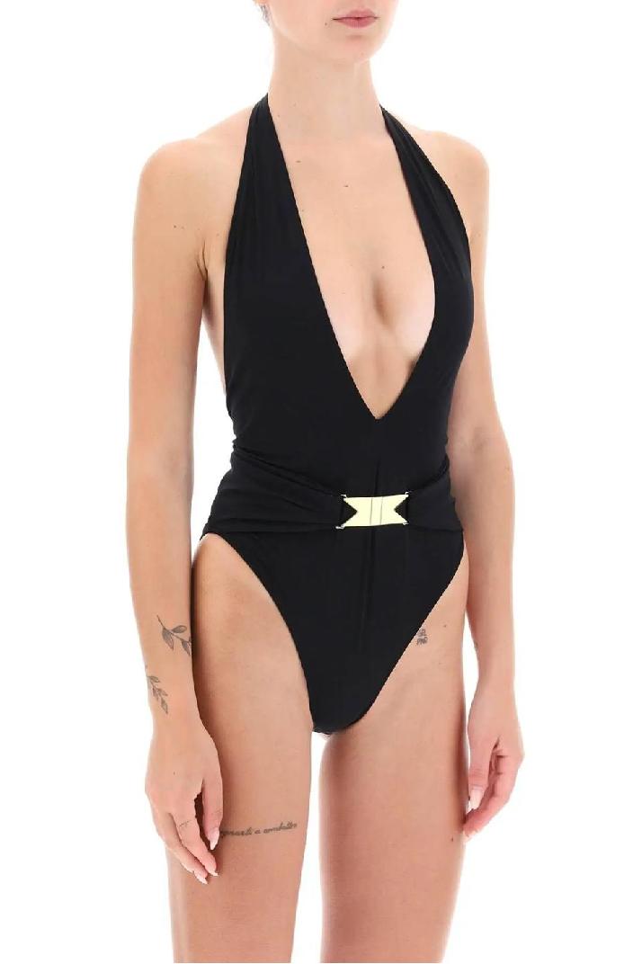 ALAIA알라이아 여성 수영복 one-piece swimsuit with belt