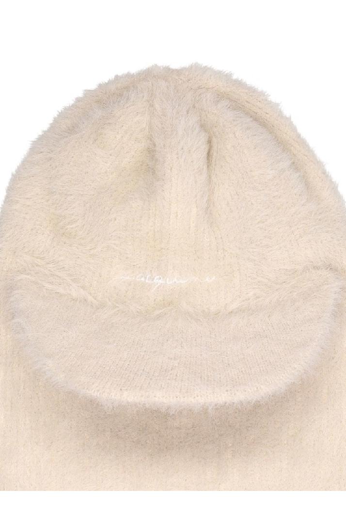 Jacquemus자크뮈스 여성 비니 La Cagoule Casquette plush balaclava hat