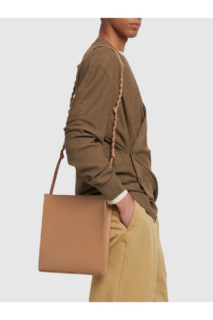 Jil Sander질샌더 남성 크로스백 Medium Tangle leather crossbody bag