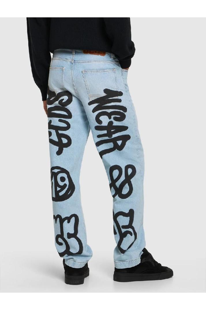 GCDSGCDS 남성 청바지 22cm Graffiti logo wide denim jeans