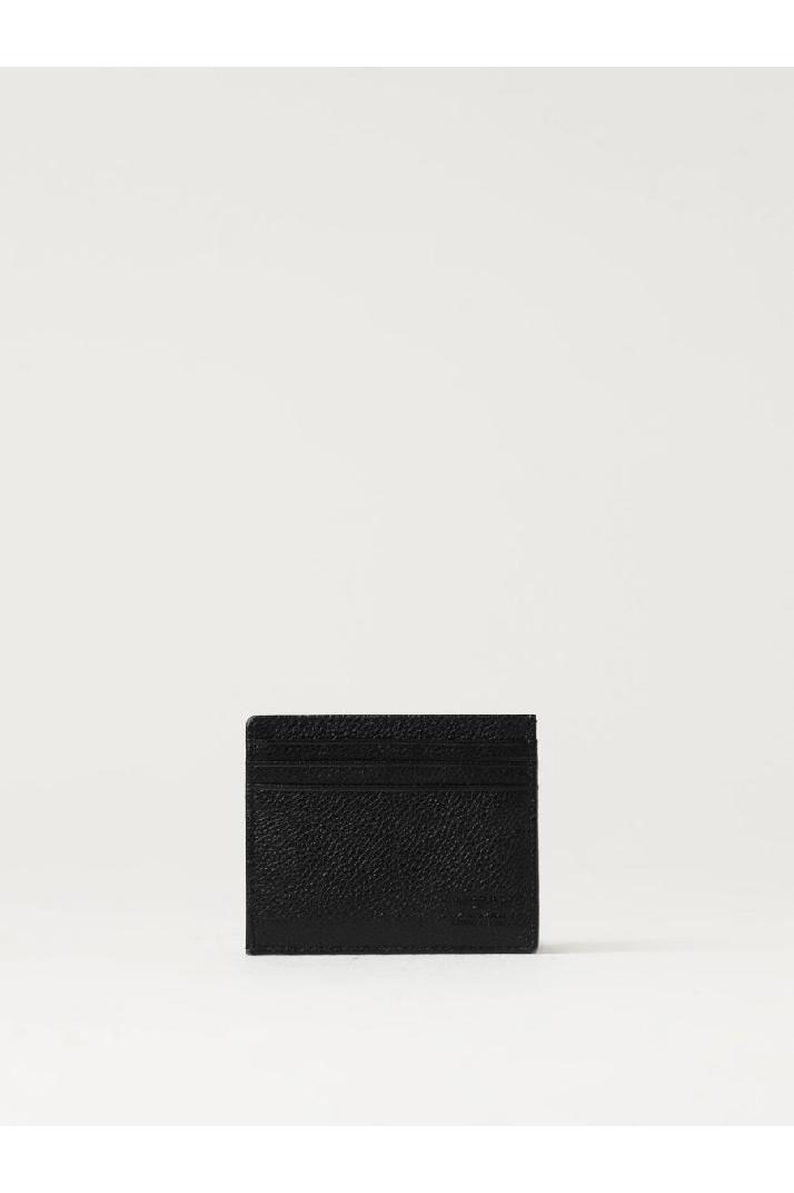 Diesel디젤 남성 지갑 Diesel johnny credit card holder in micro grained leather with logo