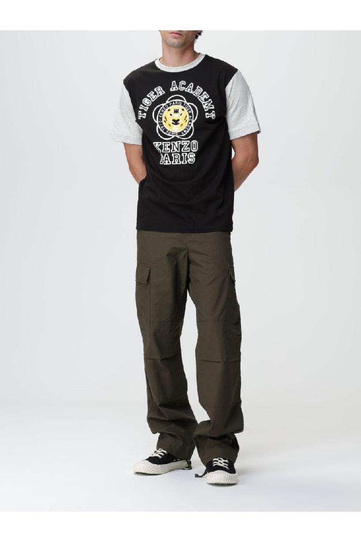 Kenzo겐조 남성 티셔츠 Kenzo tiger academy cotton t-shirt with logo print