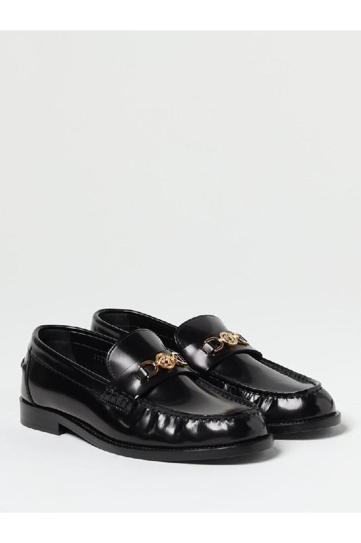 Versace베르사체 여성 로퍼 Versace medusa &#039;95 moccasins in brushed leather with horsebit