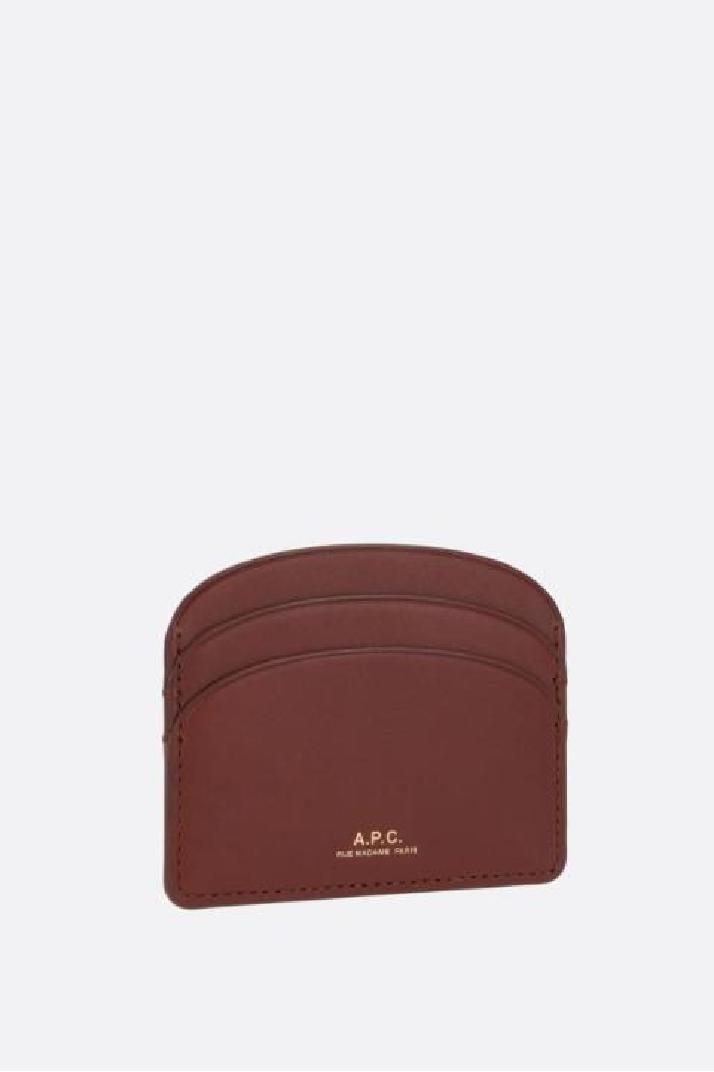 A.P.C.아페쎄 여성 카드지갑 Demi-Lune smooth leather card case