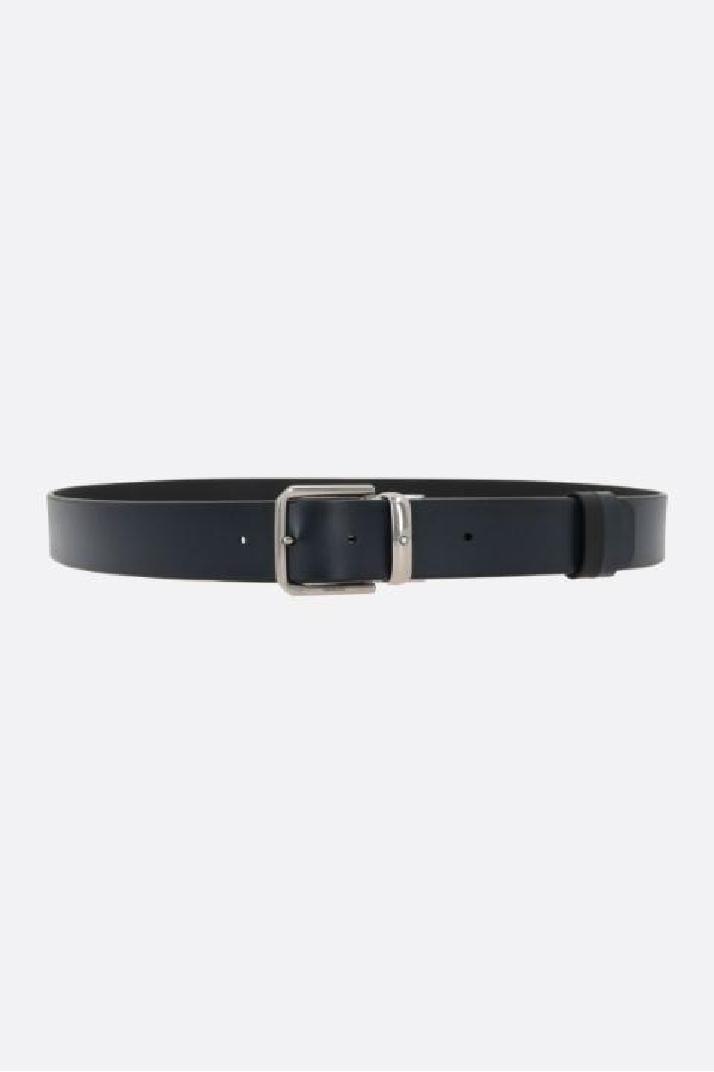 MONTBLANC몽블랑 남성 벨트 smooth leather reversible belt