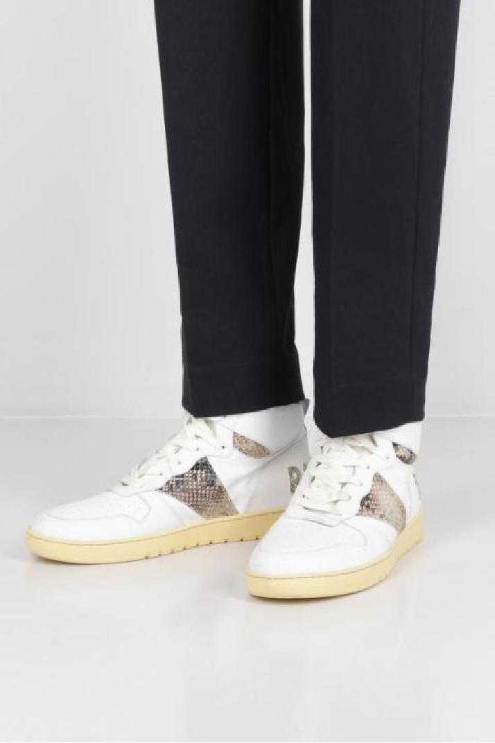 RHUDE루드 남성 스니커즈 Rhecess smooth leather high-top sneakers