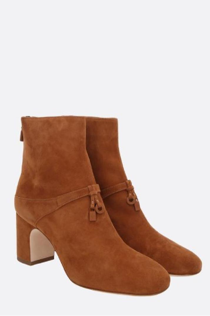 LORO PIANA로로피아나 여성 부츠 Maxi Charms suede ankle boots