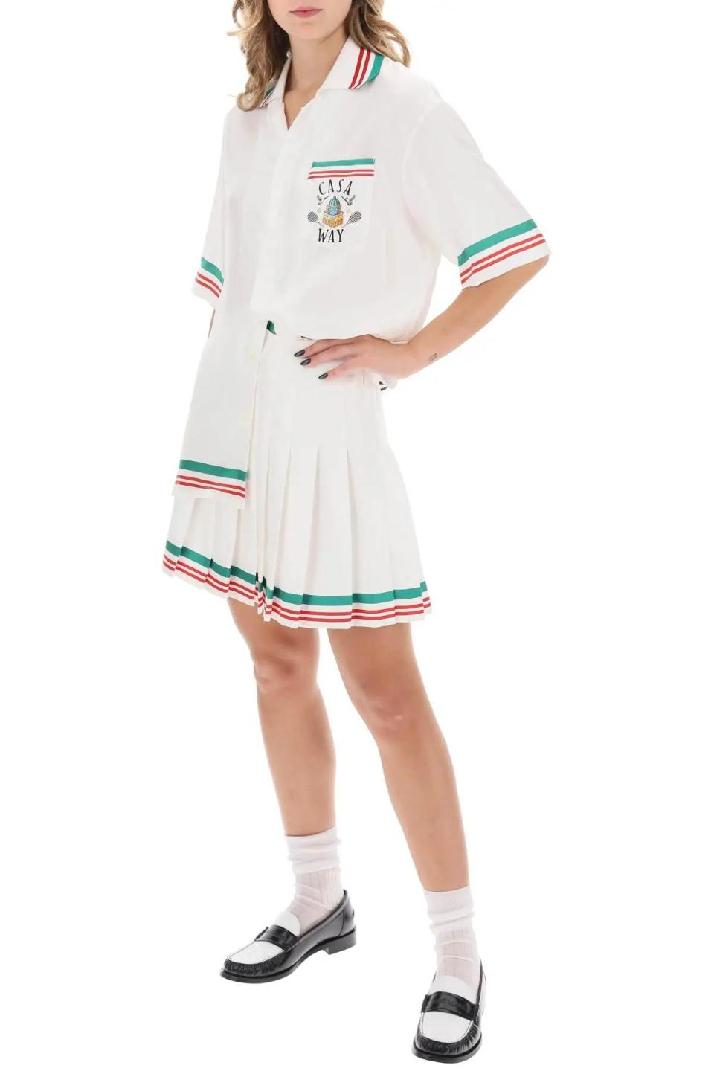 CASABLANCA카사블랑카 여성 스커트 casaway tennis mini skirt