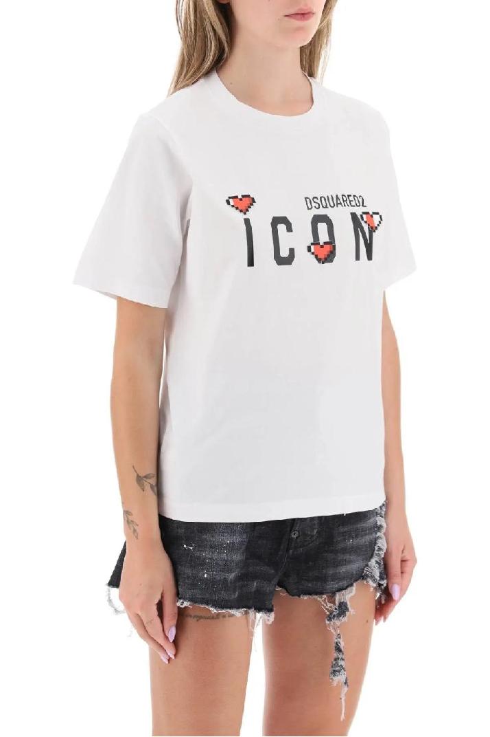 DSQUARED2디스퀘어드 2 여성 티셔츠 &#039;icon game lover&#039; t-shirt