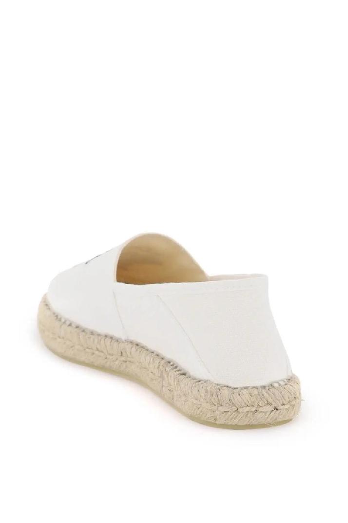 KENZO겐조 여성 플랫 슈즈 canvas espadrilles with logo embroidery
