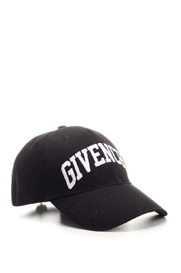 Givenchy지방시 남성 모자 Black cap with logo