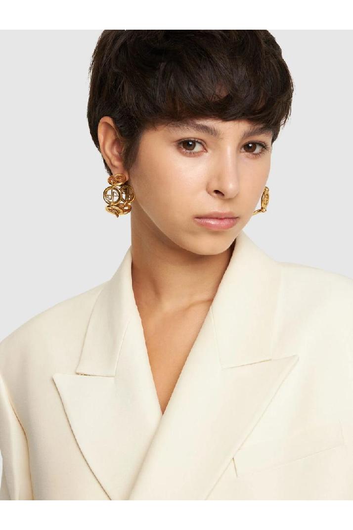 Patou파투 여성 귀걸이 JP Coin loop earrings