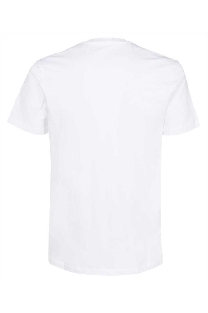 Moschino모스키노 남성 티셔츠 Moschino A0701 2041 LOGO-PRINT COTTON T-shirt - White