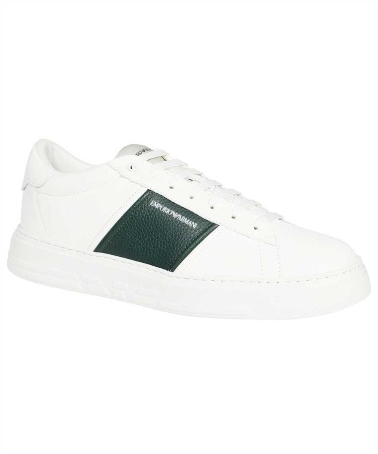 Emporio Armani엠포리오아르마니 남성 스니커즈 Emporio Armani X4X570 XN840 CONTRASTING DETAIL Sneakers - White