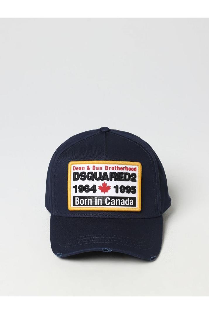 Dsquared2디스퀘어드 2 남성 모자 Dsquared2 hat in cotton with logo patch