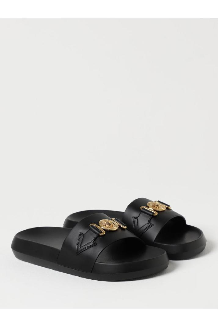 Versace베르사체 남성 샌들 Versace slides in leather with medusa
