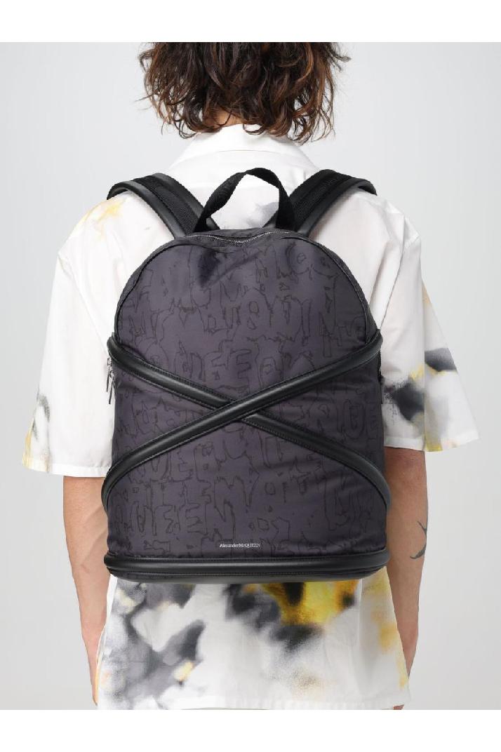 Alexander Mcqueen알렉산더맥퀸 남성 백팩 Alexander mcqueen backpack in printed nylon and leather