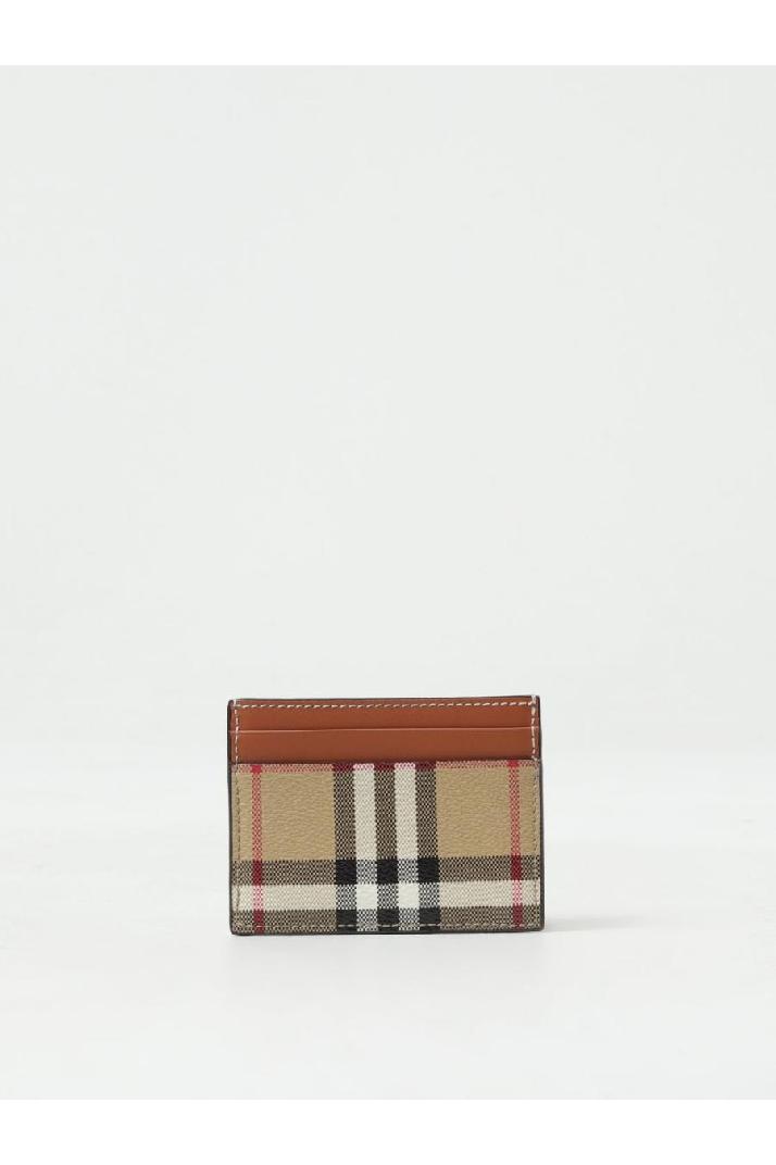 Burberry버버리 여성 지갑 Burberry sandon vintage check credit card holder in coated cotton and leather