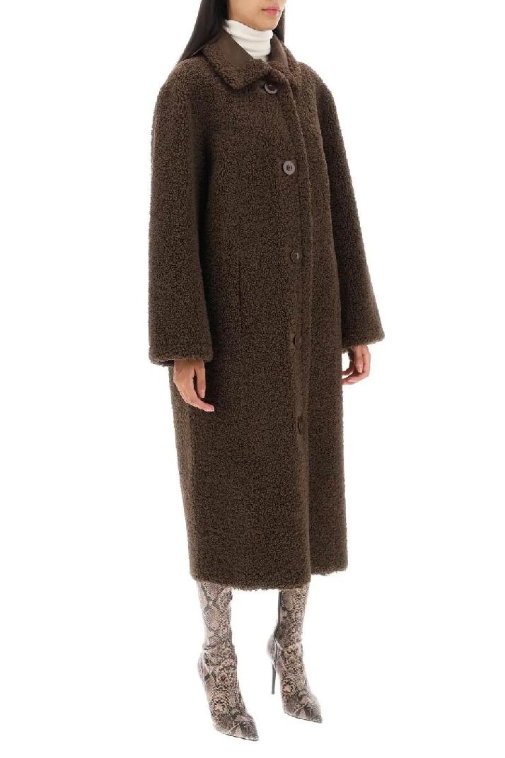 STAND STUDIO스탠드스튜디오 여성 코트 &#039;kenca&#039; reversible eco-shearling coat