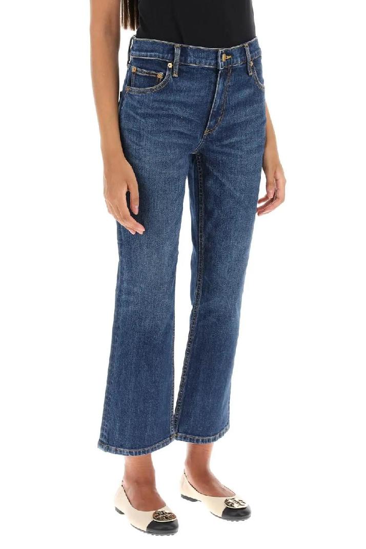 TORY BURCH토리버치 여성 청바지 cropped flared jeans