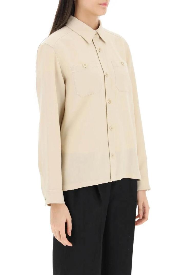 A.P.C.아페쎄 여성 셔츠 블라우스 &#039;chloe&#039; wool and viscose overshirt