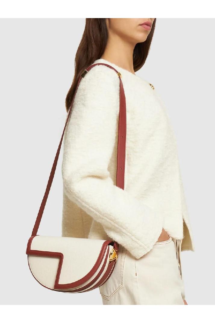 Patou파투 여성 숄더백 Le Patou cotton &amp; leather shoulder bag