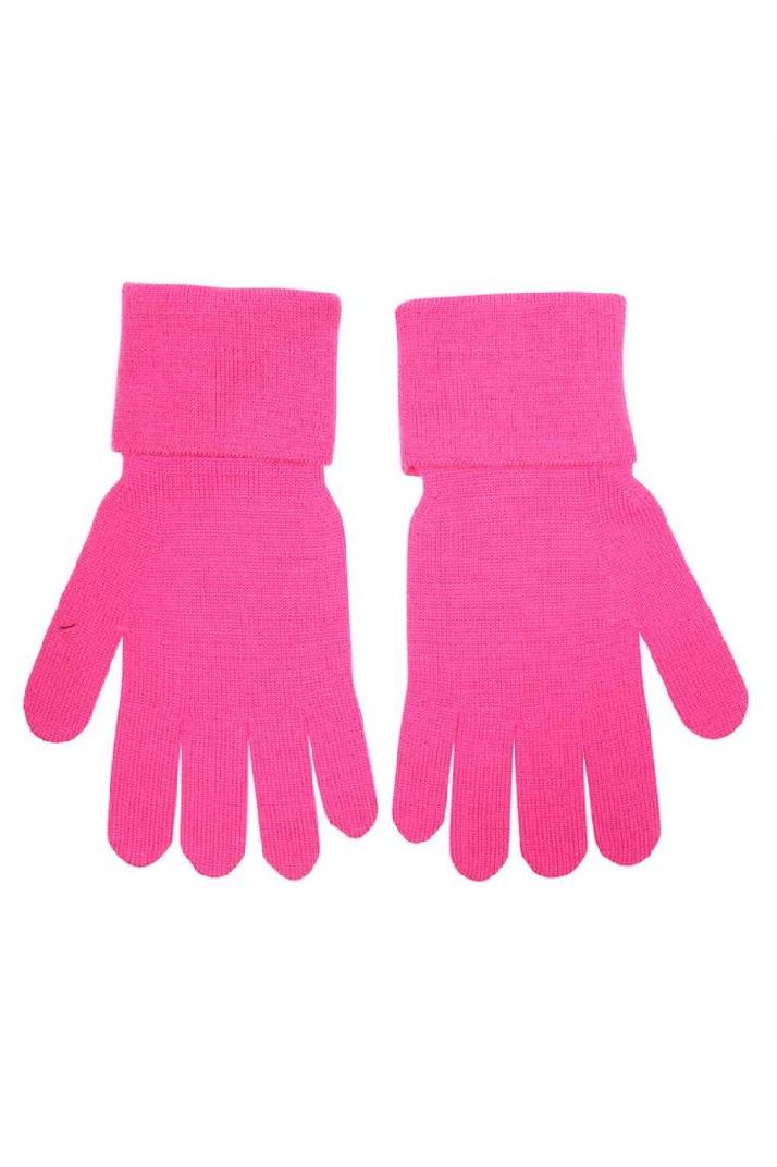 Lanvin랑방 여성 장갑 Lanvin 6LGUAN U7132 LOGO-EMBROIDERED WOOL Gloves - Pink