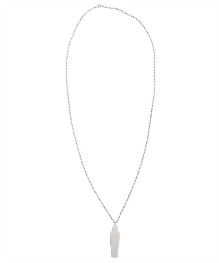 Rick Owens릭 오웬스 남성 목걸이 Rick Owens RJ0000031 MMT SARCOPHAGUS Necklace - Silver
