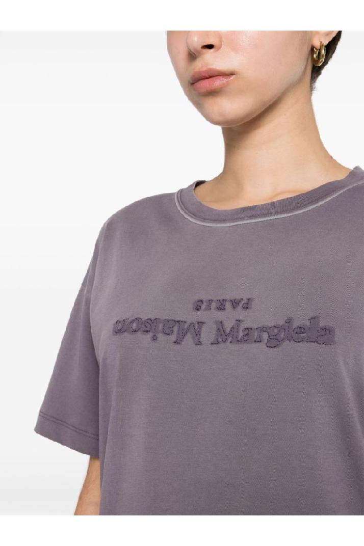 MAISON MARGIELA메종 마르지엘라 여성 티셔츠 LOGO COTTON T-SHIRT