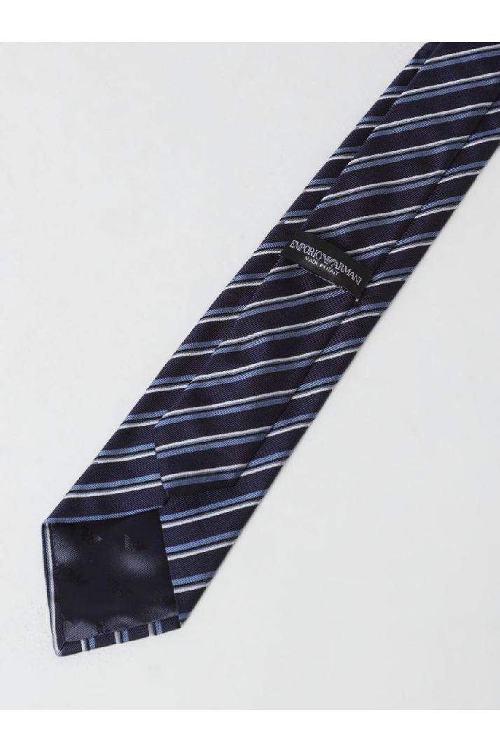 Emporio Armani엠포리오아르마니 남성 넥타이 Emporio armani tie in silk with striped pattern