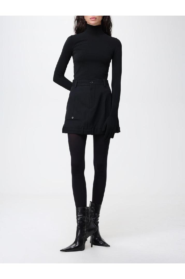 Balenciaga발렌시아가 여성 스커트 Balenciaga wool mini skirt with welt pocket