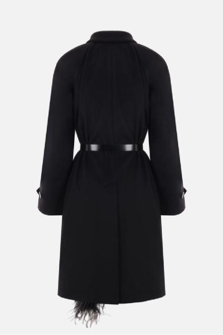 PRADA프라다 여성 코트 single-breasted cashmere coat