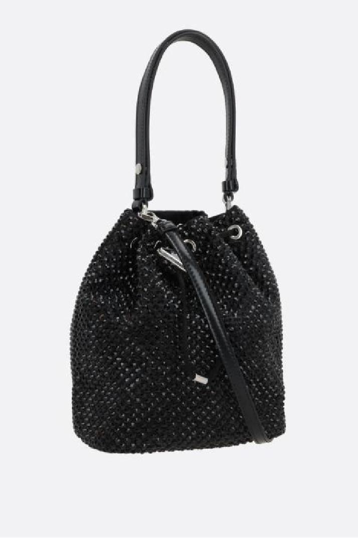 PRADA프라다 여성 숄더백 crystal-embellished satin bucket bag