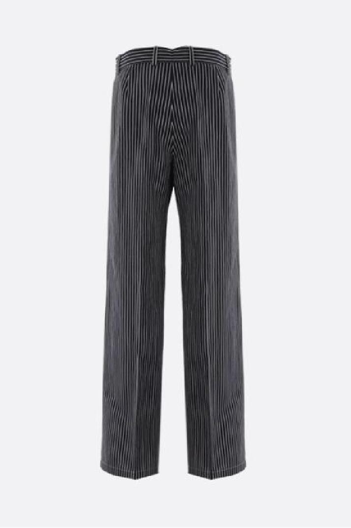 DIOR디올 여성 바지 striped linen silk blend wide-leg pants