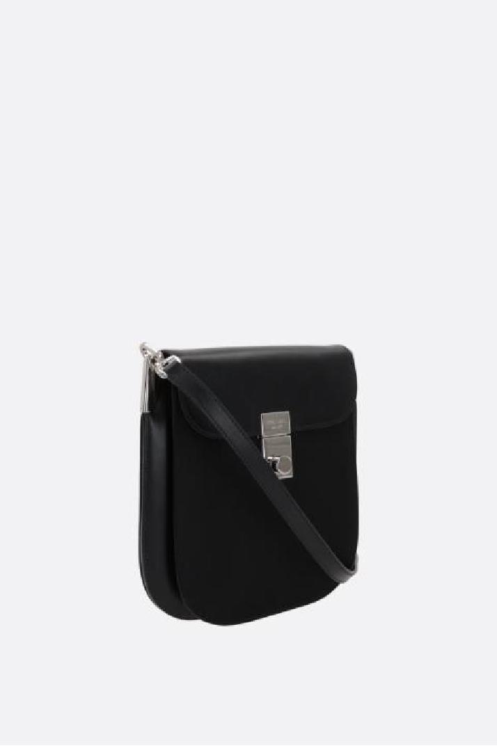 PRADA프라다 여성 숄더백 Prada Margit small nylon and smooth leather shoulder bag