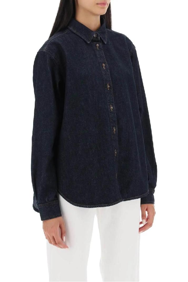 TOTEME토템 여성 셔츠 블라우스 organic-cotton denim shirt