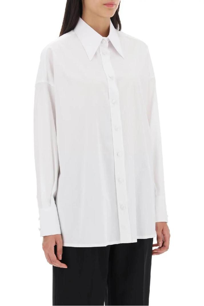 DOLCE &amp; GABBANA돌체앤가바나 여성 셔츠 블라우스 maxi shirt with satin buttons