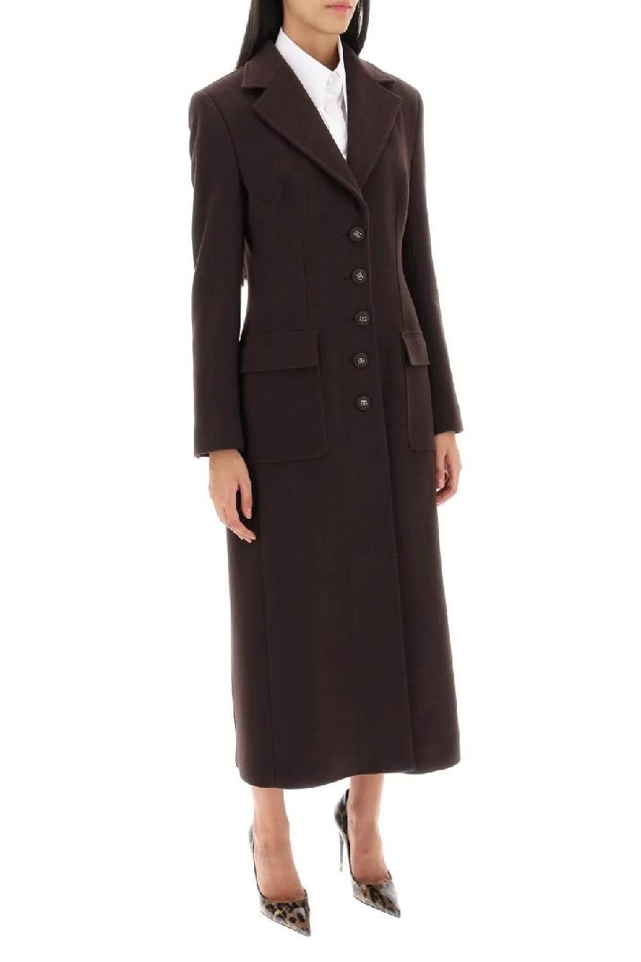 DOLCE &amp; GABBANA돌체앤가바나 여성 코트 shaped coat in wool and cashmere