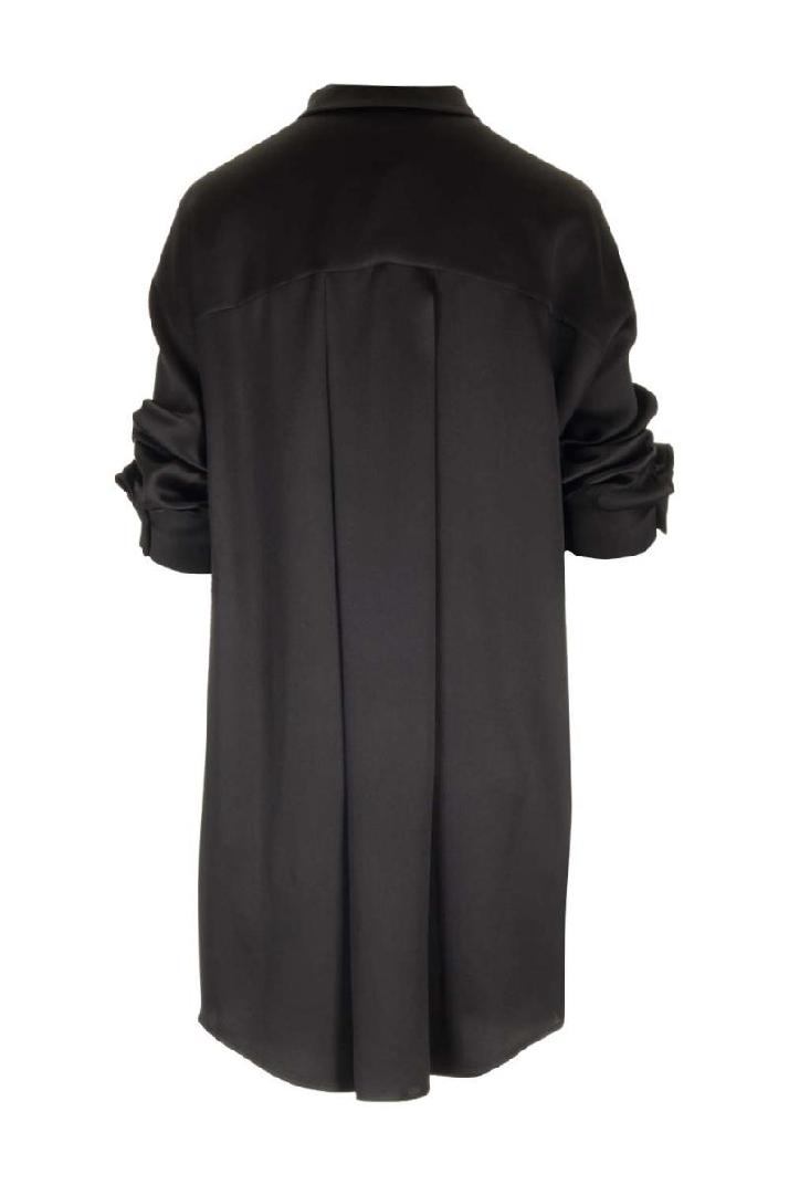 Loewe로에베 여성 원피스 Black silk shirtdress