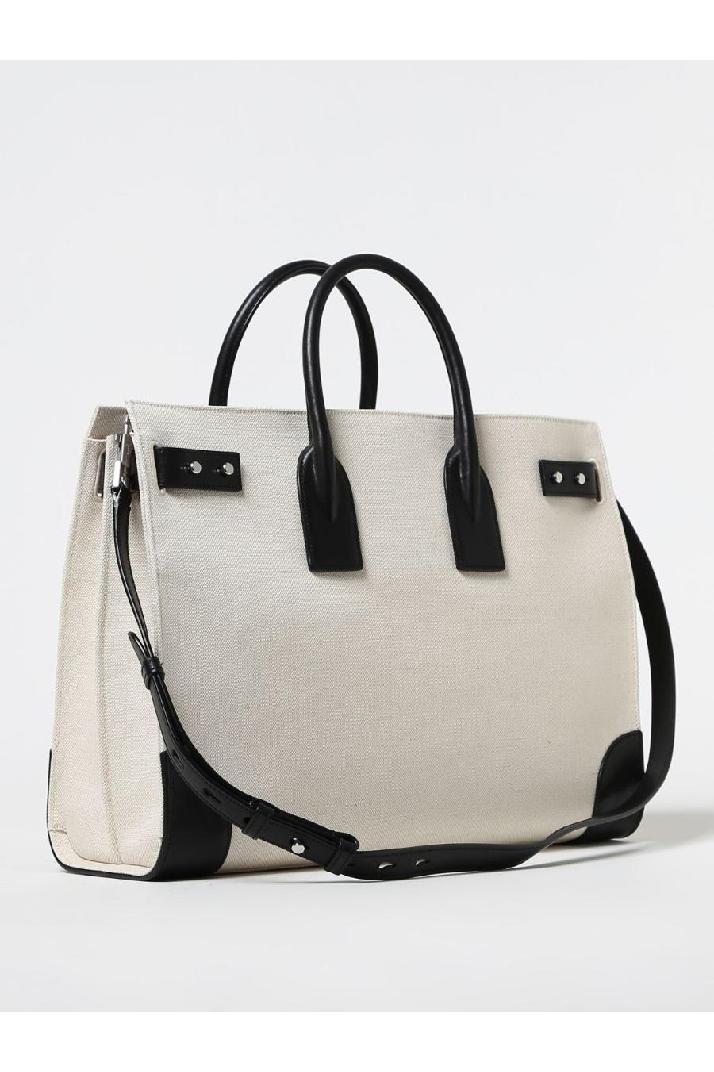 Saint Laurent생로랑 남성 토트백 Saint laurent sac de jour bag in cotton canvas and leather