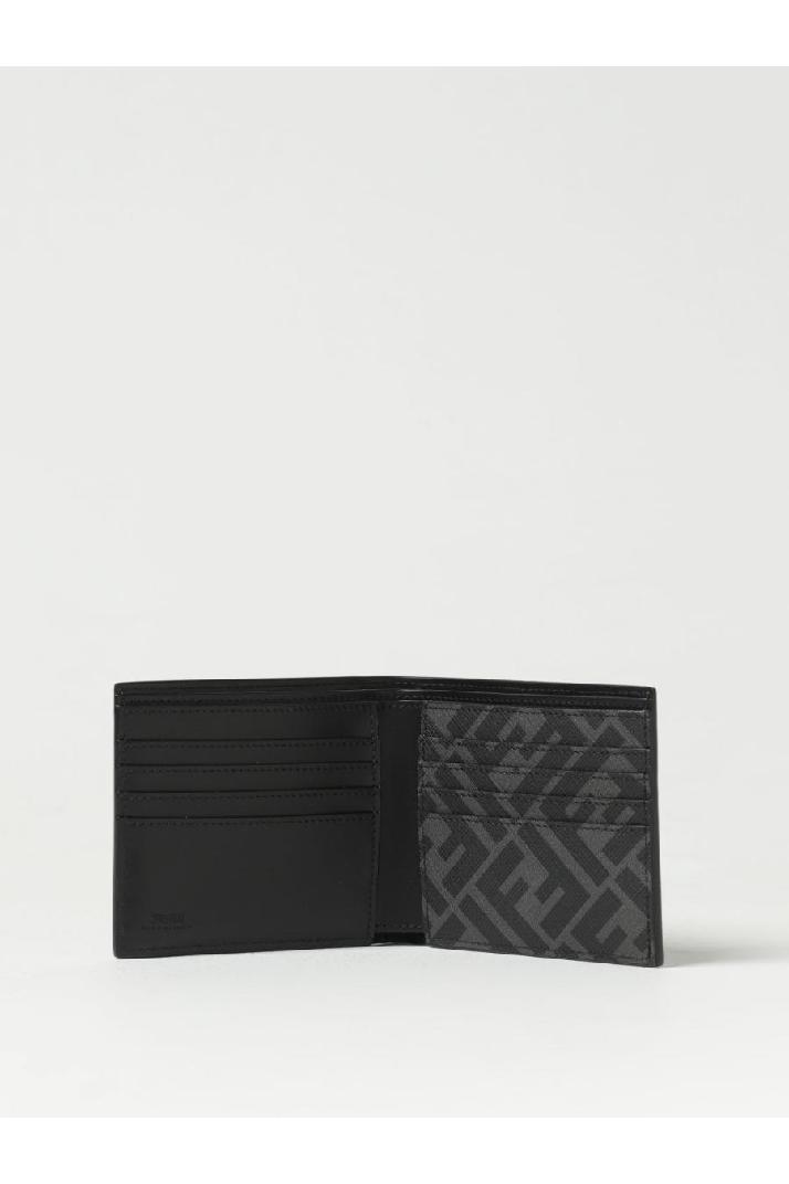 Fendi펜디 남성 지갑 Fendi ff squared bifold wallet in leather