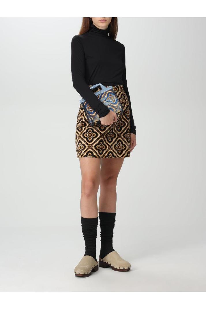 Etro에트로 여성 스커트 Etro velvet skirt with jacquard