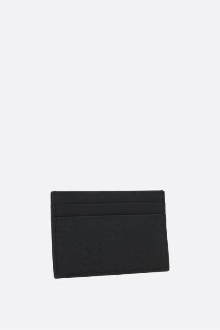 GUCCI구찌 남성 카드지갑 GG rubberized leather card case