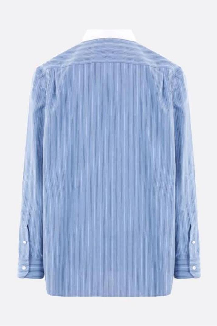 LOEWE로에베 남성 셔츠 cotton oversized shirt with Anagram logo embroidery