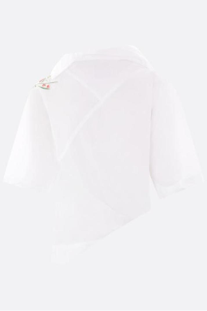 VIVIENNE WESTWOOD비비안웨스트우드 여성 셔츠 Natalia cotton asymmetric shirt